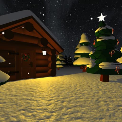 Interactive 3D Winter Scene